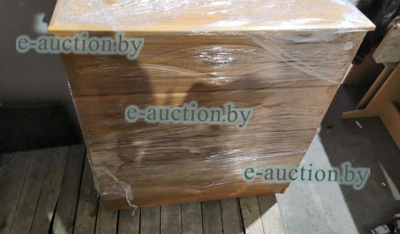 Комод с 4-мя выдвижными шуфлядами бежево-коричневый №4