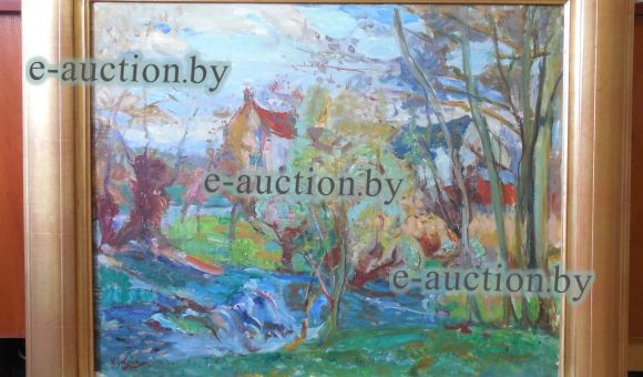 Живописное произведение Кикоина М. «Пейзаж»