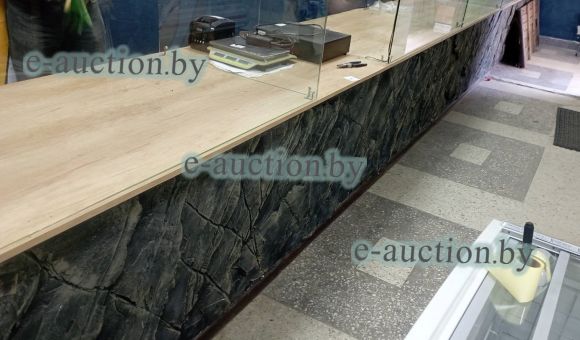 Столешница со стеклом в виде короба №14