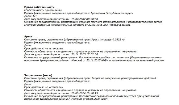 Земельный участок в СТ "Ручеёк" (Минский район), площадью 0.0822 га
