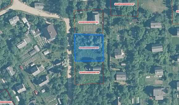 Земельный участок в СТ Флора (Пуховичский район), площадью 0.0629 га
