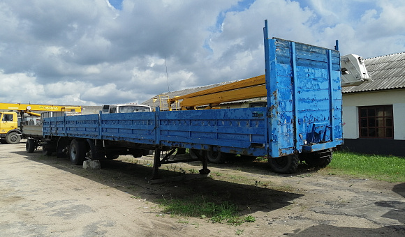 Полуприцеп бортовой Blumhardt Sal 4024, 1995 Полуприцеп бортовой Blumhardt Sal 4024, 1995