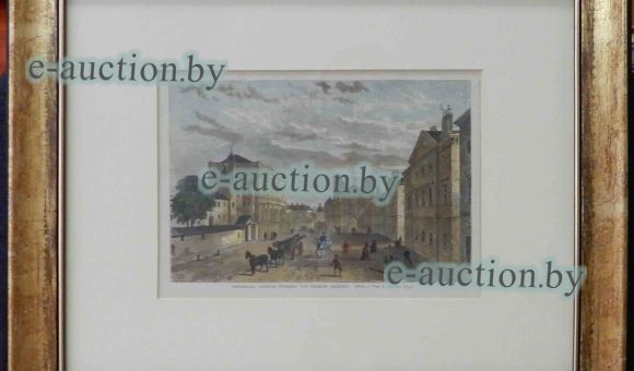 Гравюра «Уайтхолл» из издания «Old and New London - A Narrative of its History, its People and its Places»