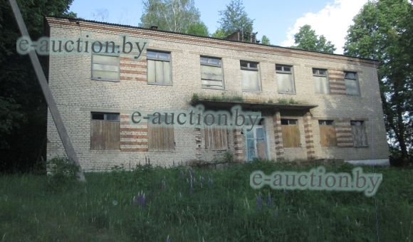Капитальное строение: двухэтажное кирпичное здание сельского совета с котельной
