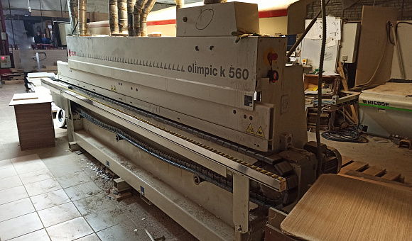 Автоматический кромкооблицовочный станок OLIMPIC K560 SCM Автоматический кромкооблицовочный станок OLIMPIC K560 SCM