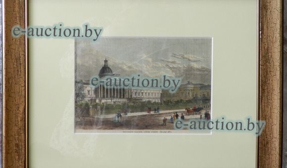 Гравюра «Университетский колледж» из издания «Old and New London - A Narrative of its History, its People and its Places»
