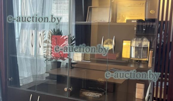 Полка секционная 2 двери стеклянные №6