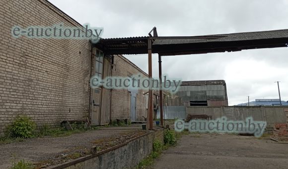Здание склада жестянщика, склада стекольщика в г. Орше, площадью 412.4 м²