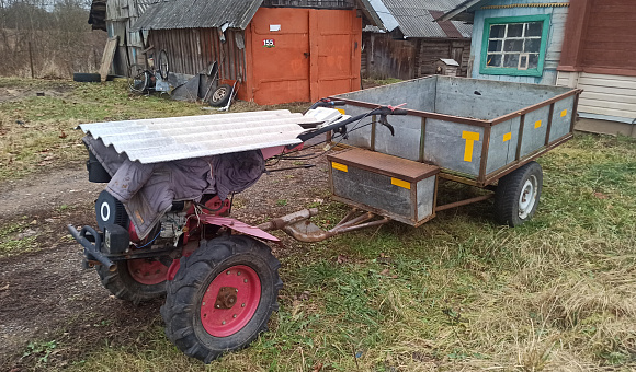 Мотоблок MB-9DE с прицепом Мотоблок MB-9DE с прицепом