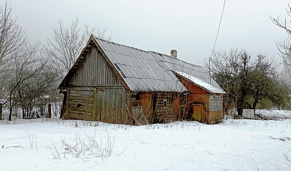 Жилой дом в гп Лынтупы (Поставский район), площадью 42.3 м² Жилой дом в гп Лынтупы (Поставский район), площадью 42.3 м²