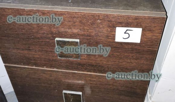 Тумба коричневая 3шуфл. №5