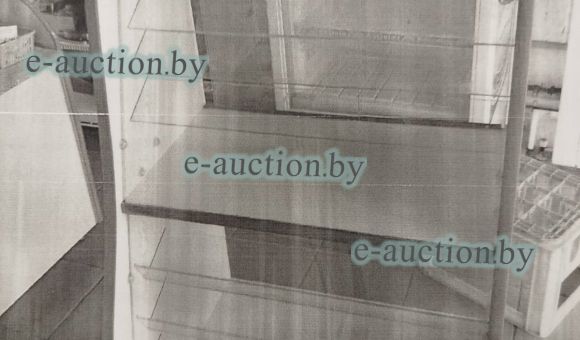 Стеллаж торговый со стеклом