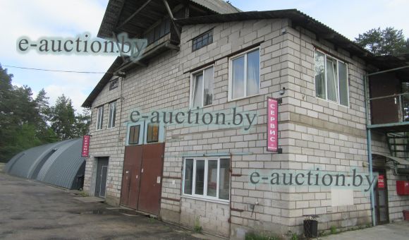 Здание пункта технического обслуживания автомобилей с административно бытовыми помещениями в г. Минске, площадью 522.8 м²