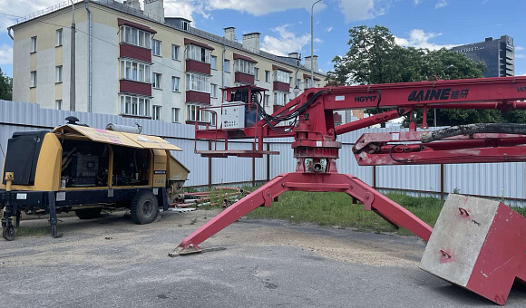 Бетононасос НВТ 6013 С-5 SANY, стрела гидравлическая HGY17, 2018 Бетононасос НВТ 6013 С-5 SANY, стрела гидравлическая HGY17, 2018